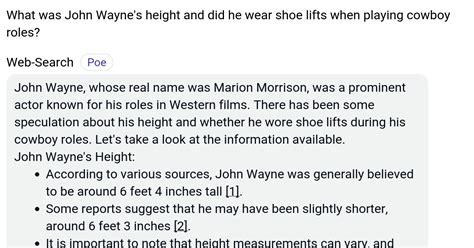 john wayne's height|did john wayne wear lifts.